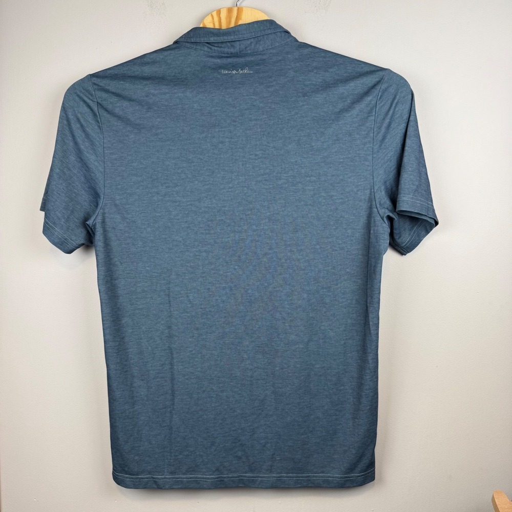 TravisMathew Men Heathered Polo Shirt XL Golfcore Country Club Preppy Activewear - Picture 8 of 13